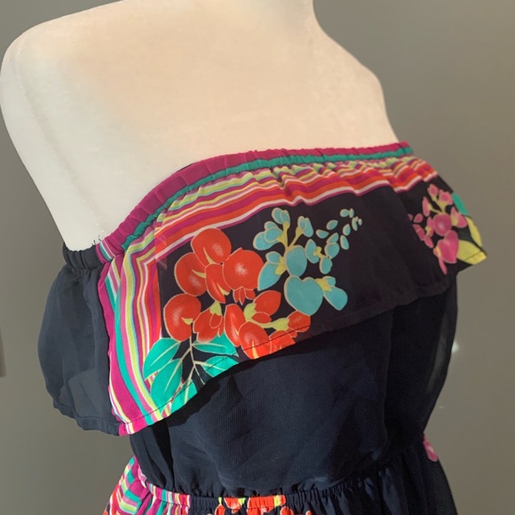 Forever 21 Strapless, High/Low Ruffled Hem Dress - Picture 6 of 10